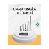 Lisinya Ergonomik 16 Parça Bits Tornavida Uç ve Adaptör Seti - Lisn-UCZZZ16LIMATKAPUCUSET-4-3434-ER