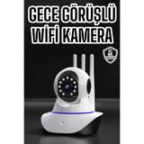 Lisinya Ev Kamerası Wifi Kamerası Video Kayıt Çift Yönlü Hareket Sensörü Bebek - Lisn-UCZWFKAMERASI3-3434-ER