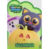 Lisinya Halloween Zamanı - Çıkartmalı Boyama Kitabı