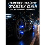 Lisinya Hareketle Yanan LED Sibop Işığı 4'lü Araç Lastik Lambası - Lisinya