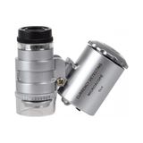 Lisinya -Iphone5 Için Uyumlu Kapaklı Lens Mikroskop Taşınabilir Mini Cep Boyutu LED Mikroskop NO.9882-IP5II ( Lisinya )