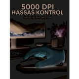 Lisinya Kablosuz Bluetooth Oyuncu Mouse Sessiz Tıklama Ergonomik Wireless Fare - Lisinya
