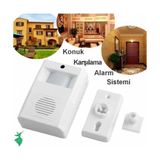 Lisinya Kablosuz Hareket Sensörlü Konuk Karşılama Kapı Alarm Sistemi Seti