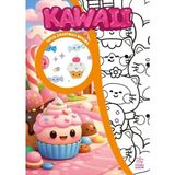 Lisinya Kawaii Çıkartmalı Boyama Kitabı
