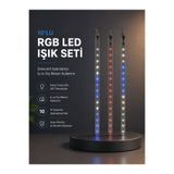 Lisinya Kayan Yıldız Efektli RGB LED Işık Seti İç ve Dış Mekan Kullanımı - Lisin-H-UCZZZ10UBUKLUDEKORLED-7-3434