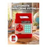 Lisinya Kırmızı Şifreli ATM Kasa Para Yutan Kumbara - LISII-1508766-Trnd