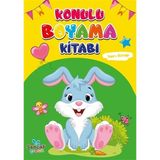 Lisinya Konulu Boyama Kitabı - Sarı Kitap