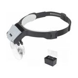Lisinya - Lens Takmalı 5 Lenslı , LED Lambalı Şapka Tip Büyüteç ( Lisinya )