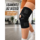 Lisinya Ligamentli Sporcu Dizliği Patella Destekli Ayarlanabilir Bantlı Diz Koruyucu - Lisinya