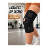 Lisinya Ligamentli Sporcu Dizliği Patella Destekli Ayarlanabilir Bantlı Diz Koruyucu - Lisn-PRTLGAMENTDZLK-4-3434-ER