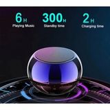 Lisinya Metal Mini Kablosuz Hoparlör Şarjlı 4W Mini Bluetooth Speaker Tws Özellikli Ses Bombası