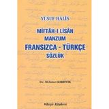 Lisinya Miftah-I Lisan Manzum Fransızca Türkçe Sözlük