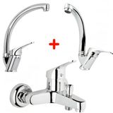 Lisinya Mix Banyo Bataryası Lavabo - Evye 3 Lü Avantajlı Set
