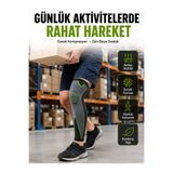 Lisinya Nefes Alabilir Kompresyonlu Dizlik Tam Boy Esnek Diz Koruyucu - Lisn-UCZZ819UZUNDZLK-2-3434-ER