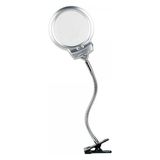 Lisinya NIKULA-2.5X130 mm 5X24 mm LED Aydınlatmalı Büyüteç,masa Üstü Metal Hortum MANDALLI-MG15124-C (Lisinya)