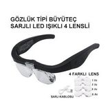 Lisinya Nikula- Şarjlı Gözlük Büyüteç 4 Farklı Lens -11537dc