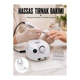 Lisinya Profesyonel Tırnak Freze Makinesi Çok Fonksiyonlu Manikür Pedikür Seti Yeni Nesil - Lisn-UCZZZZS601TRP-6-3434-ER