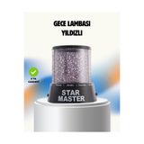 Lisinya Renk Değiştirmeli LED Yıldız Projektör Parti ve Gece Lambası - Lisn-UCZZZMNSTARPROJEKTR-3-3434-ER