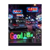 Lisinya RGB Kayan Yazı LED Panel Telefon Kontrollü Animasyonlu Akıllı Ekran - Lisn-UCZZZ12X60LEDMATRXPANEL-4-3434-ER