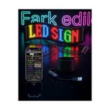 Lisinya RGB LED Matrix Panel 60 cm 16x96 Piksel Kayan Yazı ve Animasyon Destekli - Lisn-UCZZZLEDMATRX60CM-4-3434-ER
