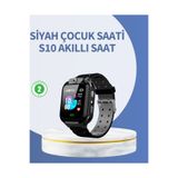 Lisinya S10 Siyah Akıllı Çocuk Saati Anlık Konum Takibi ve Rota Geçmişi - Lisn-UCZZZS10SAATSYAH-5-3434-ER