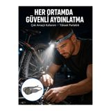 Lisinya Şarj Edilebilir Kafa Feneri Kamp Tamir ve Outdoor Kullanımına Uygun - LKYDTSL-1506397-MHRKLMTYR