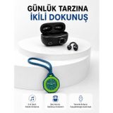 Lisinya Şarj Kutulu Kablosuz Kulaklık ve Yeşil Askılı Analog Çanta Saati Avantajlı İkili Set - Lisinya