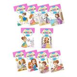 Lisinya Sevimli Prensesler Boyama Kitabı Sticker Çıkartmalı (10 Kitap Set)