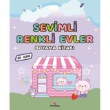 Lisinya Sevimli Renkli Evler Boyama Kitabı