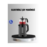 Lisinya Sinbo STM 5840 Elektrikli Çay Makinesi 1800W Cam Demlik ve Sıcak Tutma Özellikli - Lisn-XUCZZZAYCI-3434-ER