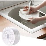 Lisinya Su Sızdırmaz Banyo Mutfak Lavabo Küvet Izolasyon Şerit Bant,lavabo Kenar Bandı 3.2 mt x 38 mm