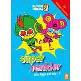 Lisinya Süper 1 Takım Süper Renkler Boyama Kitabı - 1