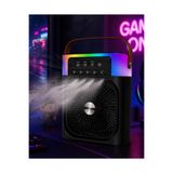 Lisinya Taşınabilir Mini Klima Nemlendirici Fan RGB Led Aydınlatmalı USB Fan - Lisn-UCZZZIIKLIFAN5005SYAH-4-3434-ER