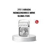 Lisinya USB Bağlantılı Taşınabilir Mini Klima Fan 500ML Su Hazneli ve Sessiz Çalışma - Lisn-XUCZZZF9FAN-2-3434-ER