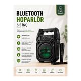 Lisinya Yeni Nesil 6.5 İnç Bluetooth Hoparlör Mikrofonlu Taşınabilir Ses Sistemi - Lisin-H-UCZZZ1283HOPARLRRR3-1-3434