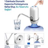 Lisinya Yeni Nesil Dokunmatik Damacana Su Pompası Şarjlı 1200 Mah