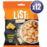 List Flavours Cheddar Soslu Kaju 12 x 100 G - 1,2 kg