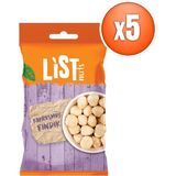 List Nuts Kavrulmuş Fındık Içi 5 x 34 G - 34 gr