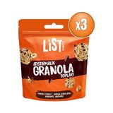 List Snacks Fındık Ezmeli Karamel Aromalı Granola Topları 3 x 30 G - 30 gr