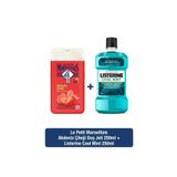 Listerine 250 ml Cool Mint Ağız Bakım Suyu + 250 ml Le Petit Marseillais Akdeniz Çileği Duş Jeli