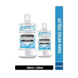 Listerine 500 ml+250 ml Advanced White Hafif Tat Alkolsüz Ağız Bakım Suyu