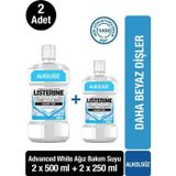 Listerine 500+250 Advanced White Hafif Tat x 2 Ağız Bakım Suyu