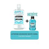 Listerine Advance White Hafif Tat 500 ml + Cool Mint Hediye