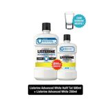 Listerine Advanced White Hafif Tat Ağız Bakım Suyu 500+250 ml & Bardak Hediyeli