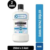 Listerine Advanced White Hafif Tat Nane Aromali Ağiz Çalkalama Suyu 250 Ml X2