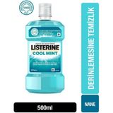 Listerine Ağız Bakım Suyu 500 ml Cool Mint Plak Azaltıcı Gün Boyu Ferah Nefes ve Sağlıklı Ağız
