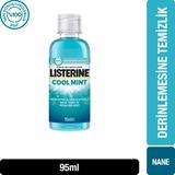 Listerine Ağız Bakım Suyu 95 ml - Plak ve Bakteri Oluşumunu Azaltır, Nane Ferahlığı ile Uzun Süreli Taze Nefes