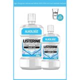 Listerine Ağız Gargarası Advanced White 500+250 ml+Cam bardak Hediyeli