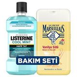 Listerine Cool Mint 250 ml Ağız Bakım Suyu + LPM Vanilya 250 ml Duş Jeli Seti