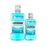 Listerine Cool Mint 500 ml + 250 ml Ağız Bakım Suyu Ferahlatıcı Koku ile Dişlerdeki Lekeleri Temizler